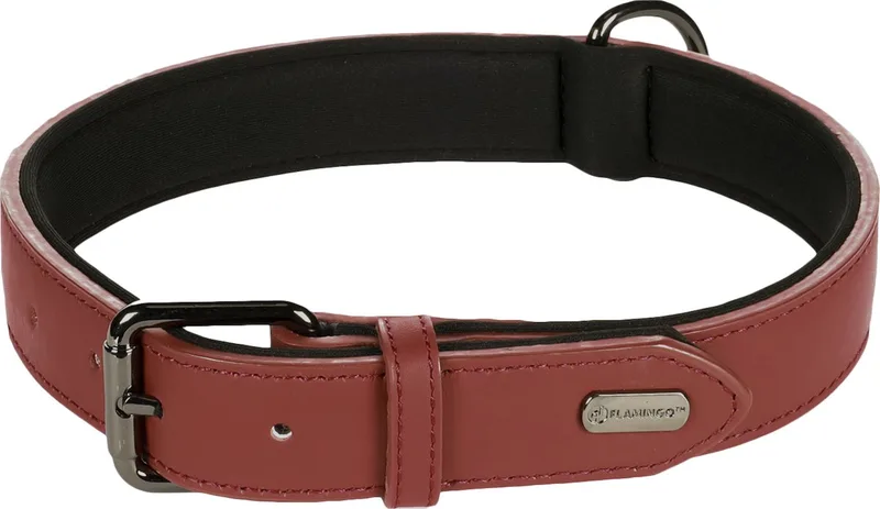 Binti Met Neopreen - Halsband Honden - Halsband Binti Xl 47-57cm 30mm - 1st - 123408 - 1st de Flamingo en Rouge – photo produit