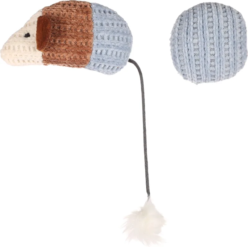 Blaro - Speelgoed Katten - Ps Blaro Muis + Bal - 2st - 138955 - 2st by Flamingo in Blue – product photo 1 of 3