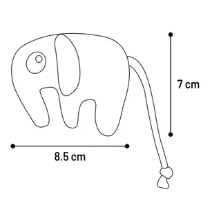Jouet Pour Chat éléphant Blaro de Flamingo en Bleu – photo produit 3 sur 3
