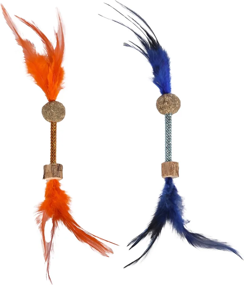 Boleo - Speelgoed Katten - Ps Boleo+matatabi+catnip Oranje/ Blauw 9cm Assortiment - 1st - 135453 - 1st de Flamingo – photo produit