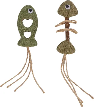 Boleo - Speelgoed Katten - Ps Boleo Vis Assortiment - 2st - 135466 - 2st by Flamingo in Green – product photo 1 of 3