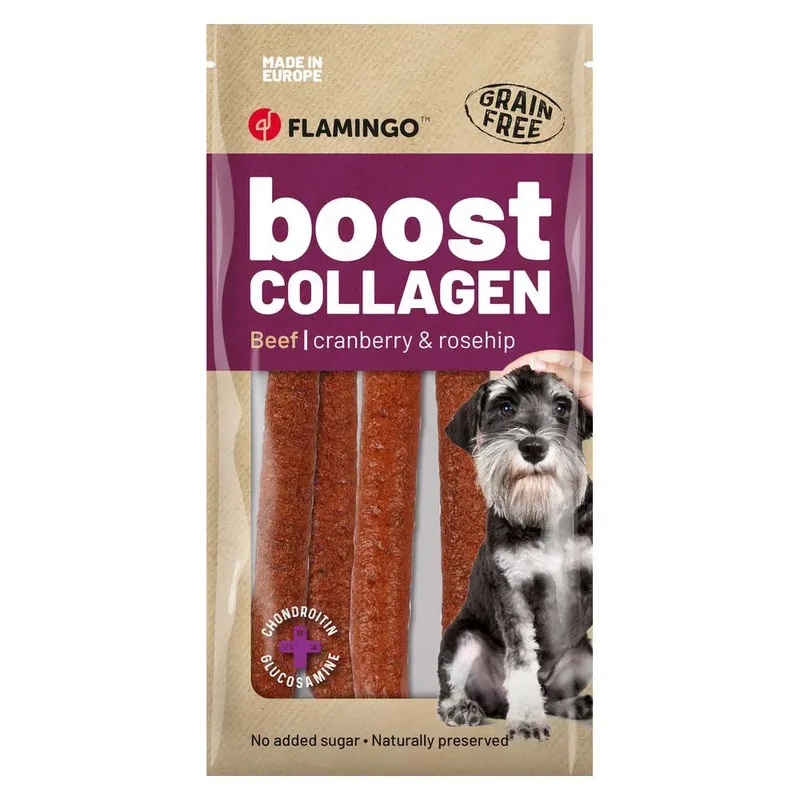 Boost - Snack Honden - Boost Worst Met Rund En Collageen 6 Stuks 600gr - 6st - 190498 - 6st by Flamingo – product photo 2 of 2