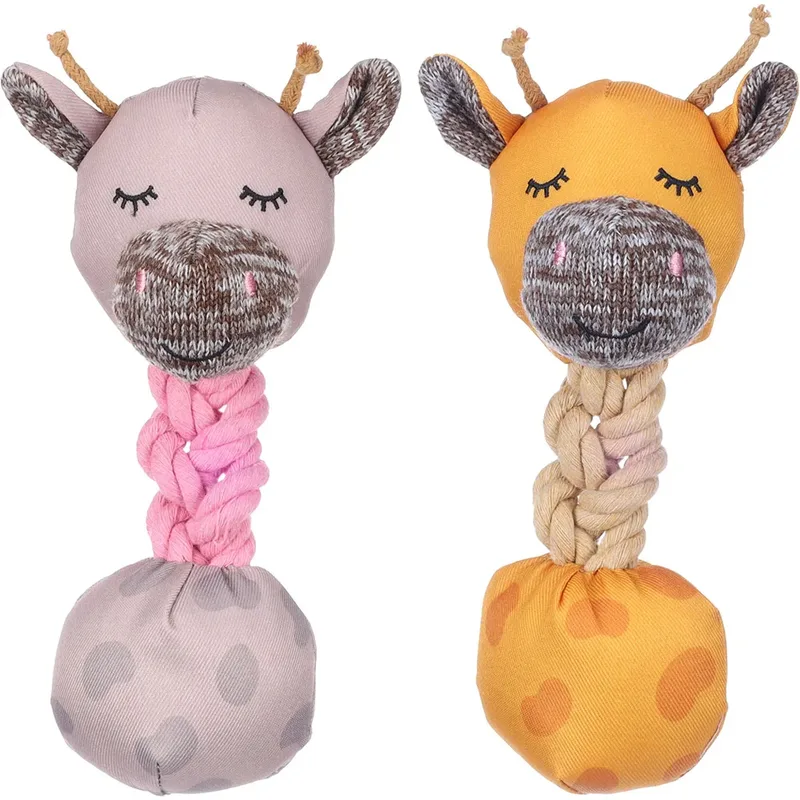 Britty Giraffe Hondenspeeltje Geassorteerd fra Flamingo – produktbillede