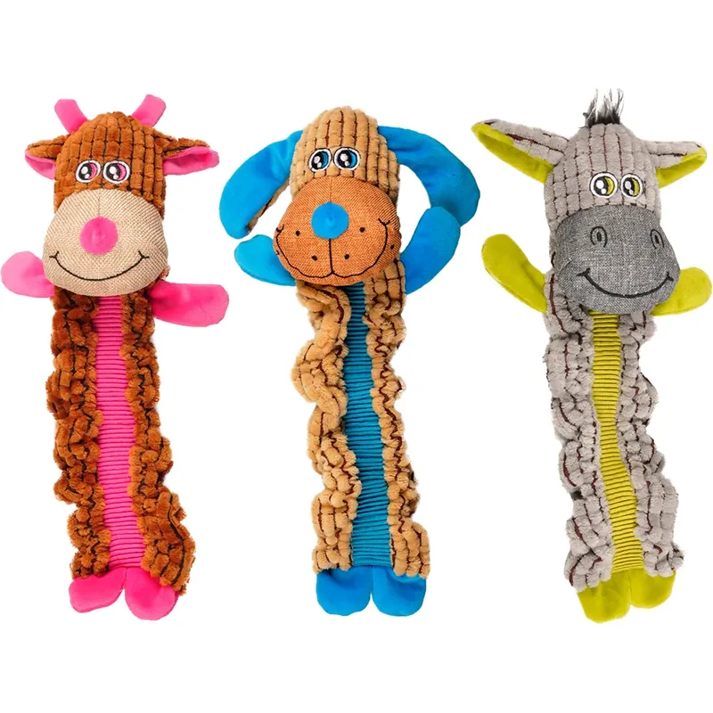 Bungee Donkey/dog/cow Hondenspeeltje Geassorteerd by Flamingo – product photo 1 of 5