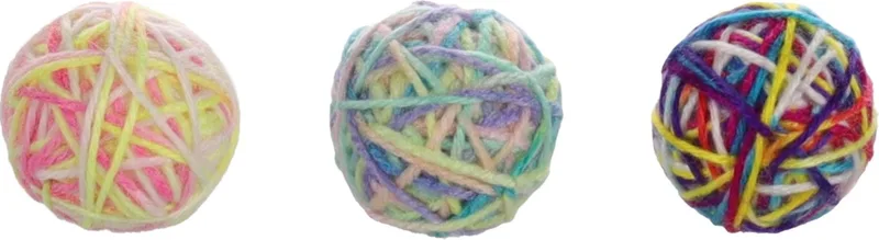 Cadee - Speelgoed Katten - Ps Cadee Bal 4,4cm Assortiment - 1st - 132603 - 1st by Flamingo in Multicolour – product photo