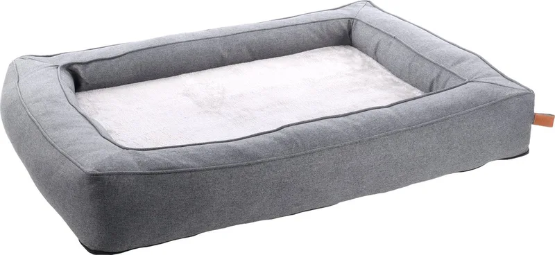 Carlota - Mand Honden - Mand Carlota Rechthoekig+rits 125x90x17cm - 1st - 132057 - 1st by Flamingo in Grey – product photo