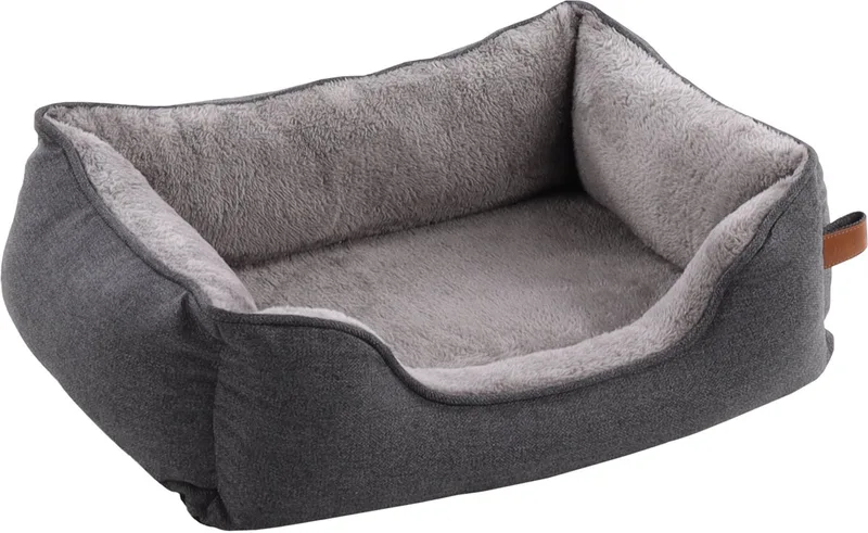 Carlota - Mand Honden - Mand Carlota Rechthoekig+rits 65x45x20cm - 1st - 132088 - 1st by Flamingo in Grey – product photo