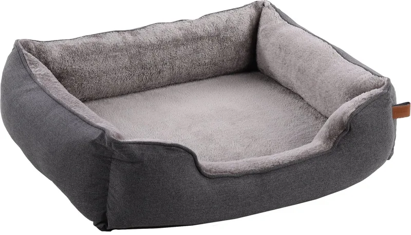 Carlota - Mand Honden - Mand Carlota Rechthoekig+rits 80x67x22cm - 1st - 132083 - 1st by Flamingo in Grey – product photo
