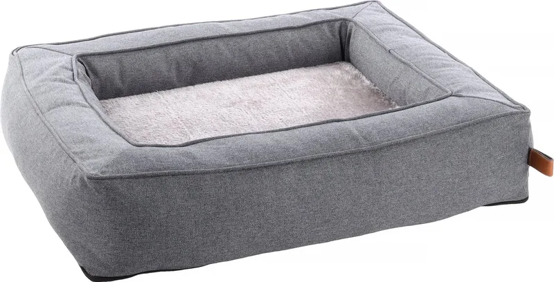 Carlota - Mand Honden - Mand Carlota Rechthoekig+rits 80x70x17cm - 1st - 132068 - 1st by Flamingo in Grey – product photo