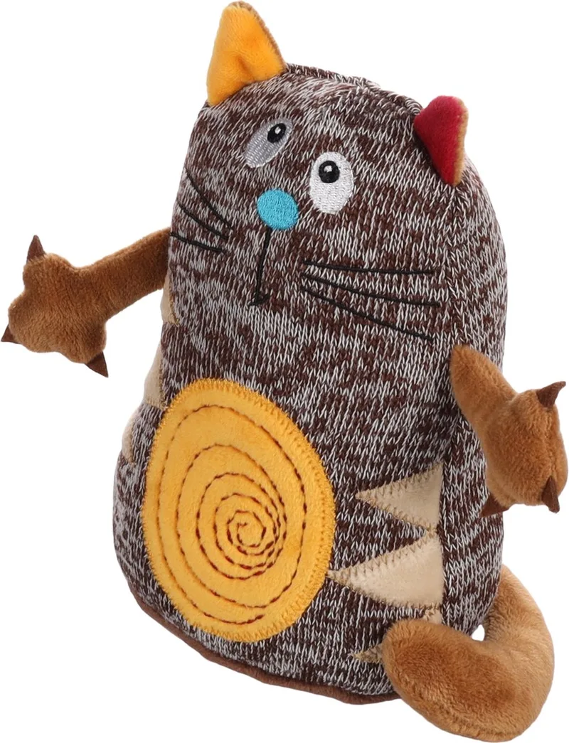 Catza - Speelgoed Katten - Ps Catza Poes 21x10x20cm - 1st - 136880 - 1st by Flamingo in Brown – product photo