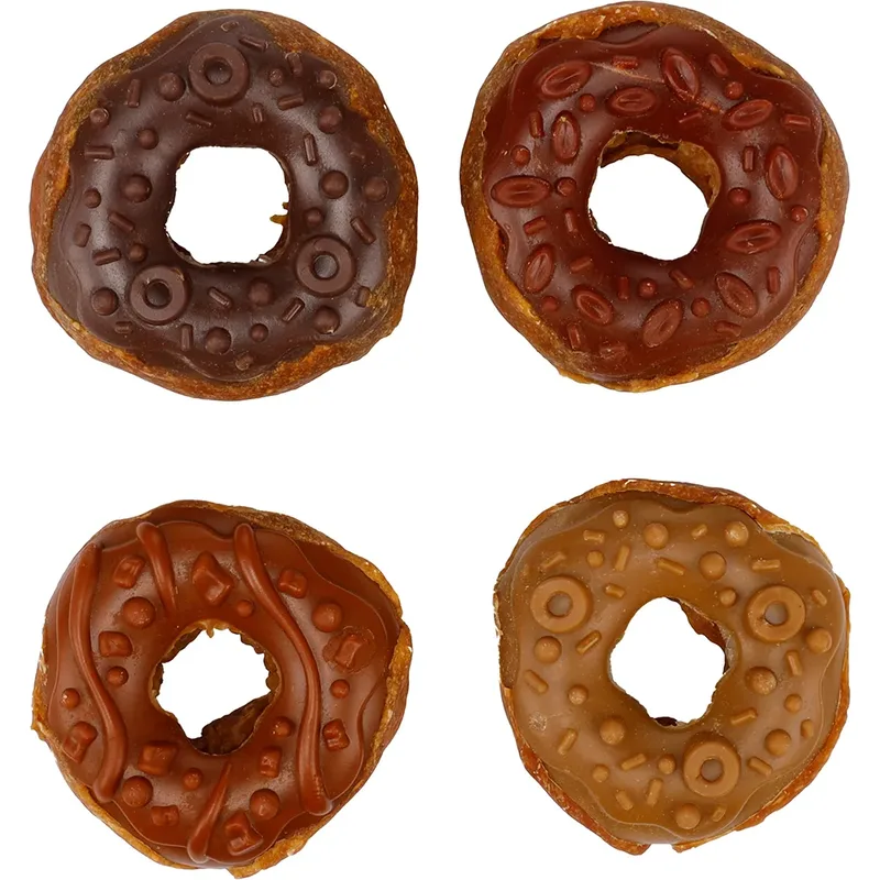 Chomps Donut Au Poulet Friandise Pour Chien 1.2kg de Flamingo – photo produit