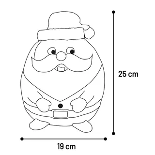 Christmas Bolla Santa Claus Hondenspeeltje by Flamingo – product photo 3 of 3