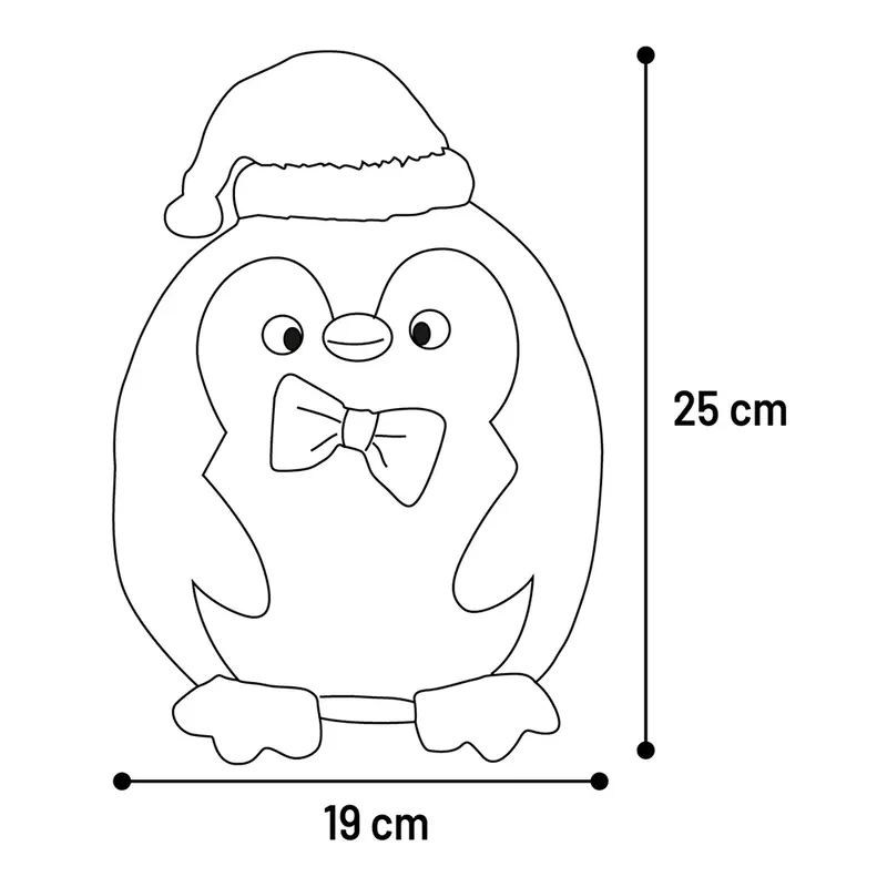Christmas Bollo Penguin Hondenspeeltje by Flamingo – product photo 3 of 3