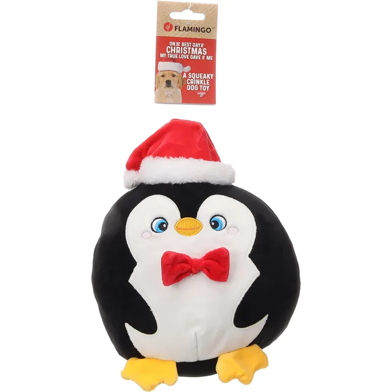 Christmas Bollo Penguin Hondenspeeltje by Flamingo – product photo 2 of 3