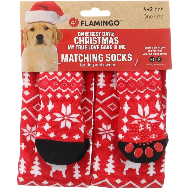 Christmas Keysa Hondenspeeltje de Flamingo – photo produit 2 sur 3