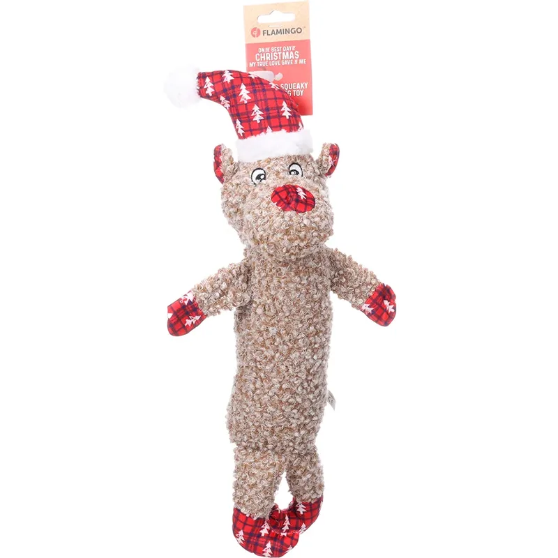 Christmas Krola Reindeer Long Hondenspeeltje by Flamingo – product photo 2 of 3