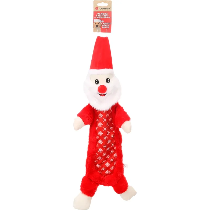 Christmas Krora Santa Claus Hondenspeeltje de Flamingo – photo produit 2 sur 3