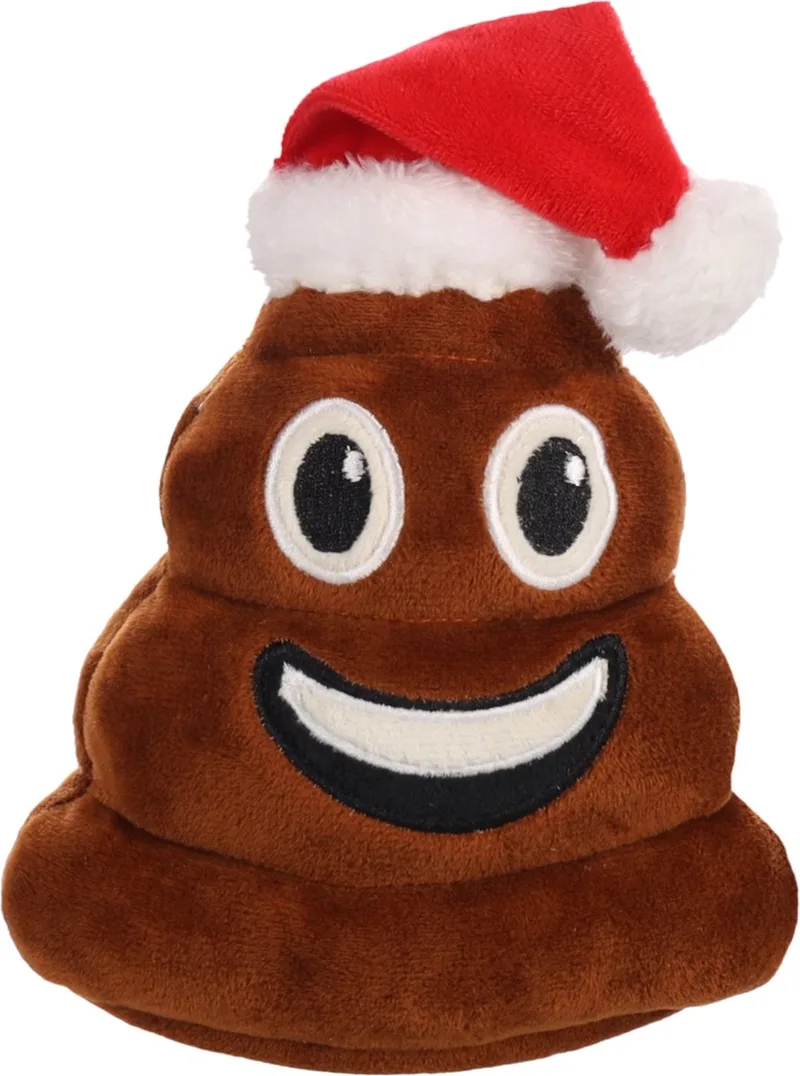 Christmas Lachend Kakje Hondenspeeltje 13.8x8x28cm de Flamingo en Marron – photo produit