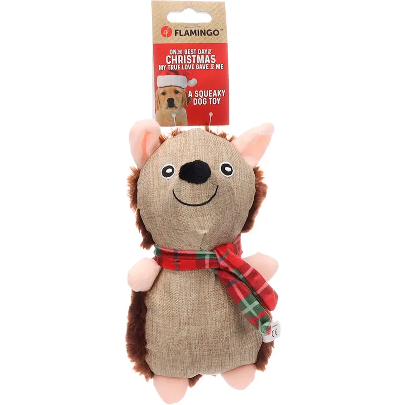 Christmas Mazikee Hedgehog Hondenspeeltje de Flamingo – photo produit 2 sur 3