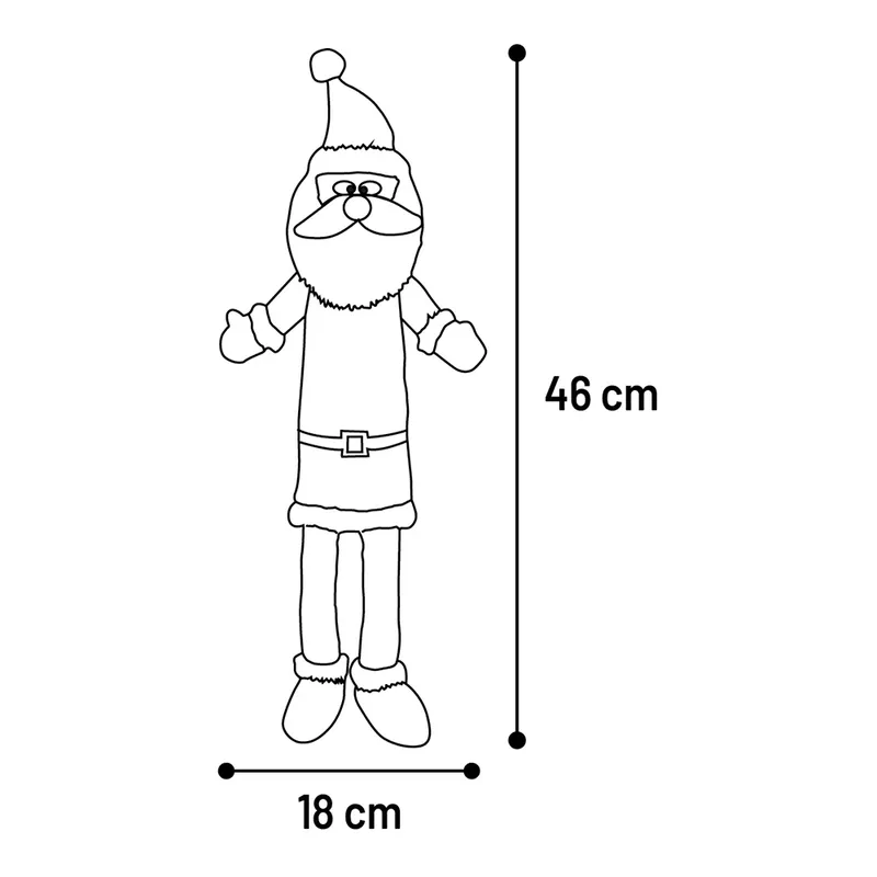 Christmas Patri Santa Claus Hondenspeeltje by Flamingo – product photo 3 of 3