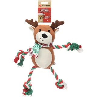 Christmas Vicente Reindeer Hondenspeeltje de Flamingo – photo produit 2 sur 3
