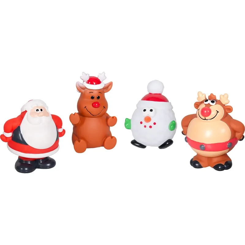 Christmas Vinyl Character Hondenspeeltje Geassorteerd by Flamingo – product photo