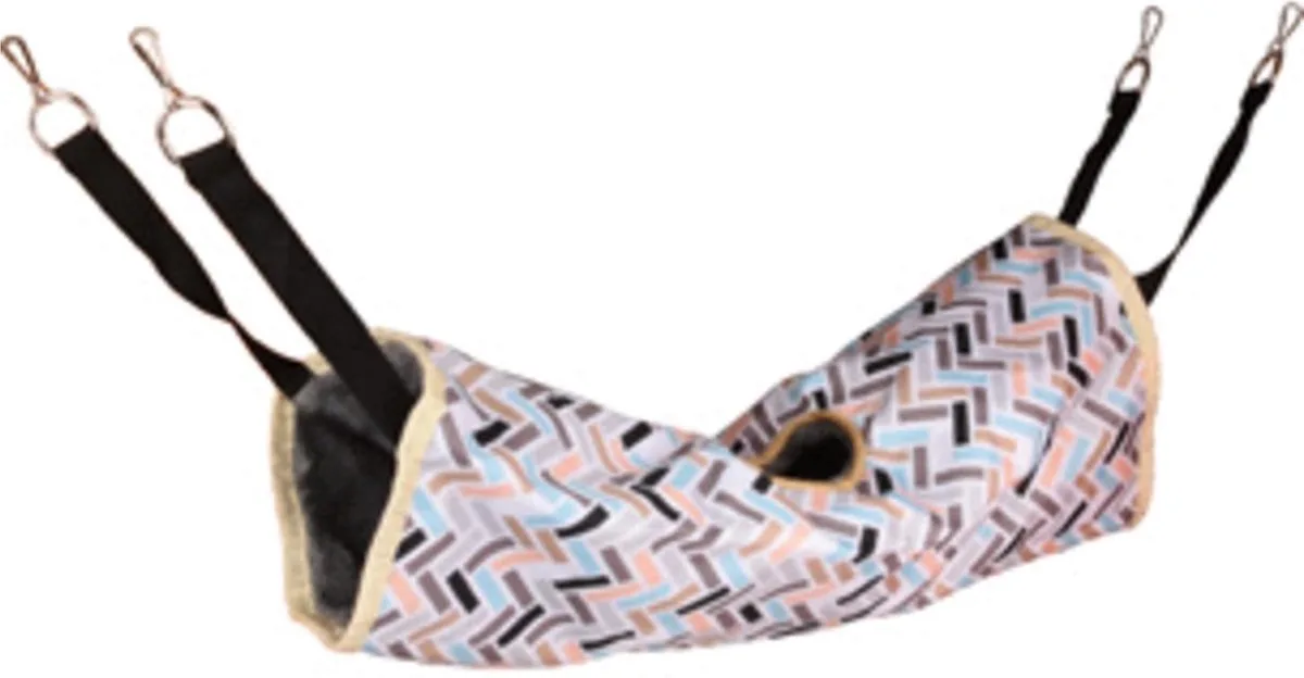 Clavio - Tunnel Knaagdier - Frettentunnel Clavio 1 Gat Hanger 45x20cm - 1st - 127109 - 1st de Flamingo en Multicolore – photo produit