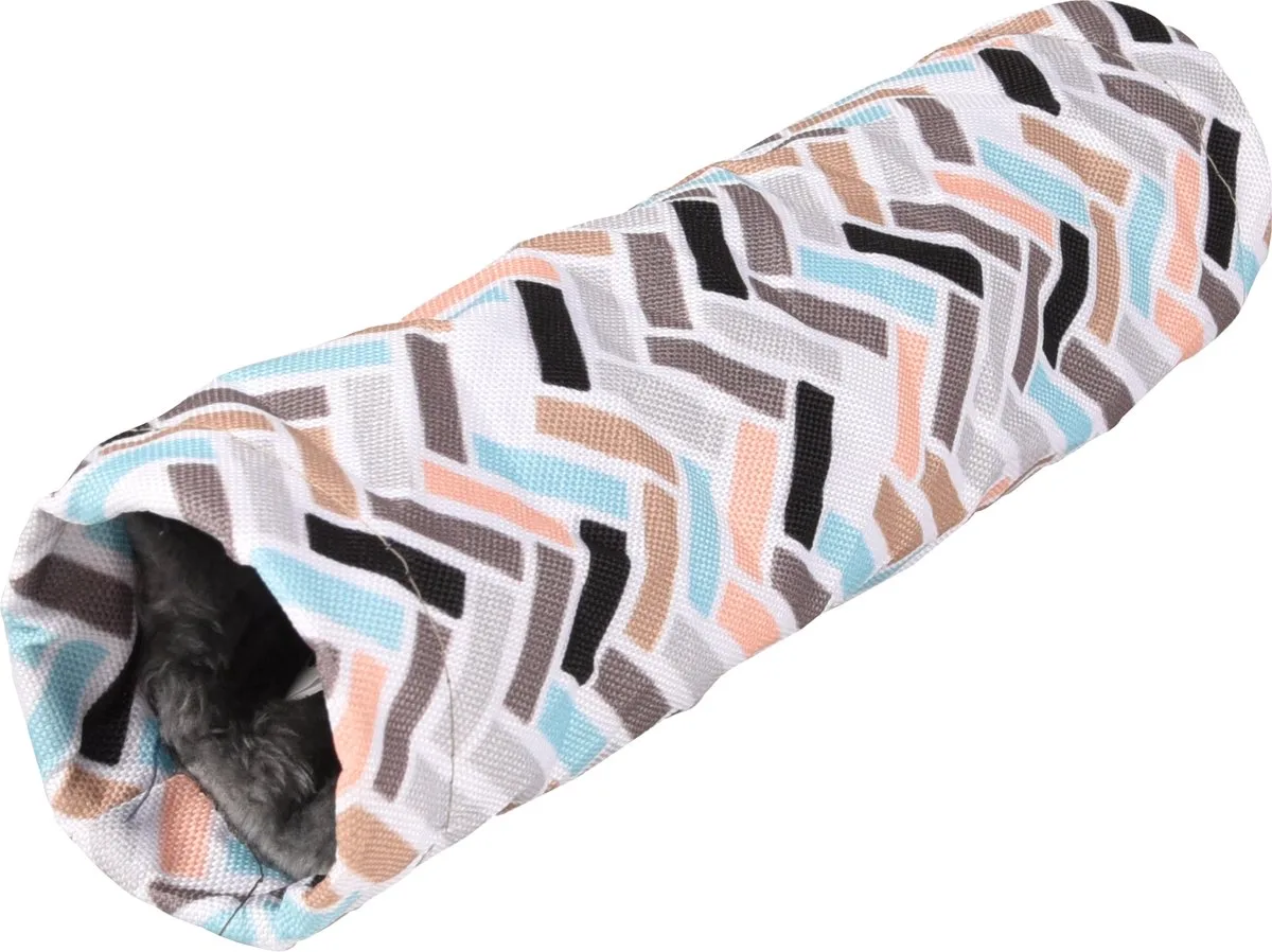 Clavio - Tunnel Knaagdier - Hamstertunnel Clavio 25cm Dia.6cm - 1st - 127129 - 1st van Flamingo in Meerkleurig – productfoto