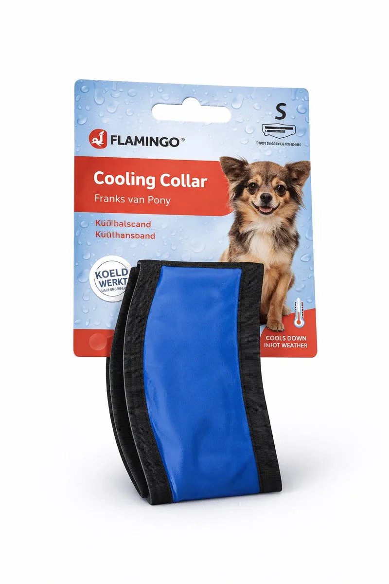 cooling collar maat S by Flamingo in Blue – product photo