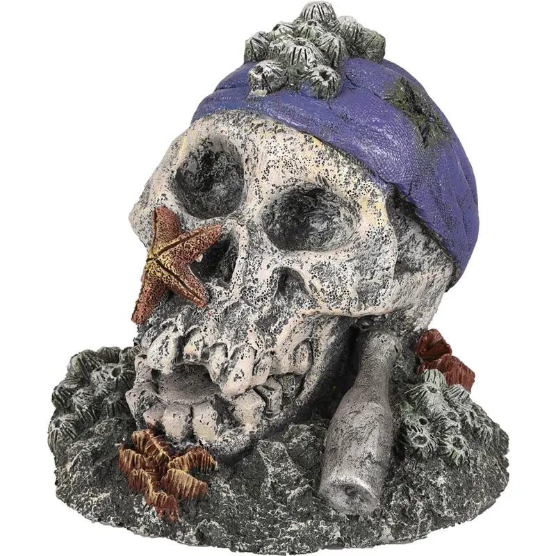 Décoration D´aquarium Hades Skull 16x17x15cm de Flamingo – photo produit