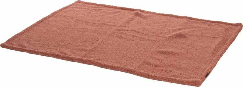 Deken Adeline Rechthoekig Terracotta - 100 x 70 x 0,5 cm - Hondenmand - Hondenkussen de Flamingo – photo produit