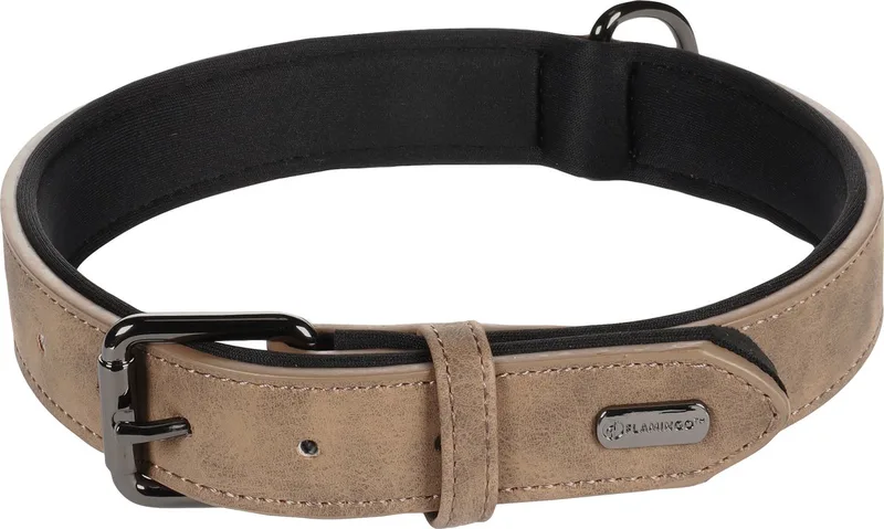 Delu Met Neopreen - Halsband Honden - Halsband Delu Xl 47-57cm 30mm - 1st - 123440 - 1st von Flamingo in Braun – Produktfoto