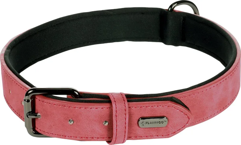 Delu Met Neopreen - Halsband Honden - Halsband Delu Xxl 52-62cm 30mm - 1st - 123300 - 1st by Flamingo in Red – product photo