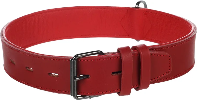 Denver Gevoerd;breed - Halsband Honden - Halsband Denver Breed Xxl 56-73cm 45mm - 1st - 174566 - 1st by Flamingo in Red – product photo