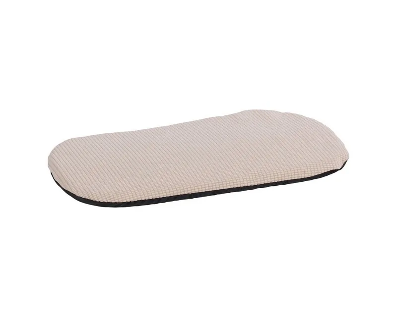 Draagtas hond – Draagtas kat – Flamingo Aaliyah – 46 x 23 x 25 cm – ritssluiting boven – uitneembaar kussen – opbergvak – veiligheidsriem – reistas hond & reistas kat von Flamingo in Weiß – Produktfoto 4 von 4