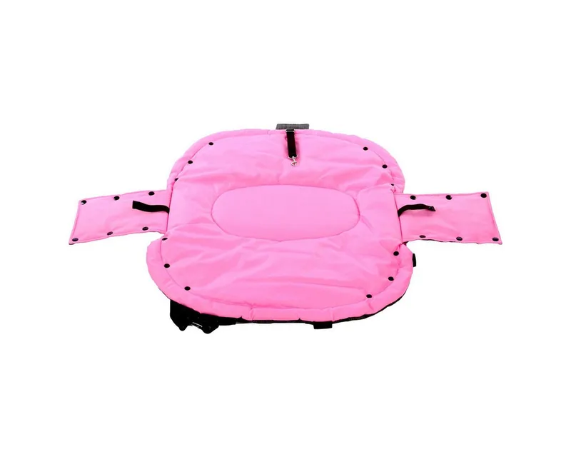 Draagtas hond – Draagtas kat – Flamingo Xenos Taupe – 62 x 26 x 28 cm – 2-in-1 draagtas & ligdeken - opbergvak – veiligheidsriem – reistas hond & reistas kat von Flamingo in Braun – Produktfoto 4 von 5