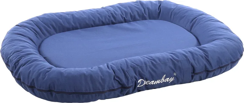 Dreambay® - Kussen Honden - Kussen Dreambay Ovaal 100x75x 15cm - 1st - 124069 - 1st de Flamingo en Bleu – photo produit
