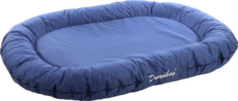 Dreambay® - Kussen Honden - Kussen Dreambay Ovaal 140x105 X17cm - 1st - 124073 - 1st de Flamingo en Bleu – photo produit