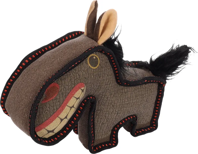 Dunko - Speelgoed Honden - Hs Dunko Ezel 8x27x20cm - 1st - 138336 - 1st by Flamingo in Brown – product photo