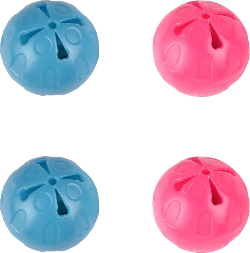 Ebba - Speelgoed Katten - Ps Bal Ebba + Bel 3,5cm Assortiment - 2st - 128781 - 2st by Flamingo in Multicolour – product photo