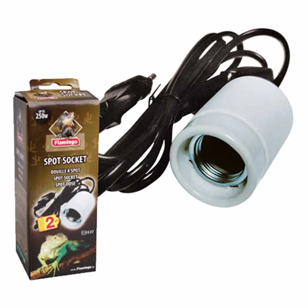 Einfacher Max Keramik Lampensockel 250w von Flamingo – Produktfoto