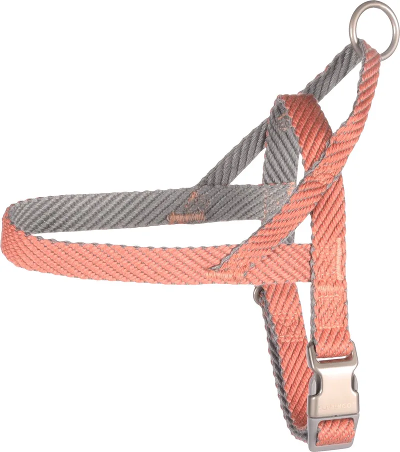 Elly Noors - Harnas Honden - Noors Harnas Elly Zalmroze Xs 35-45cm 15mm - 1st - 132333 - 1st by Flamingo in Pink – product photo