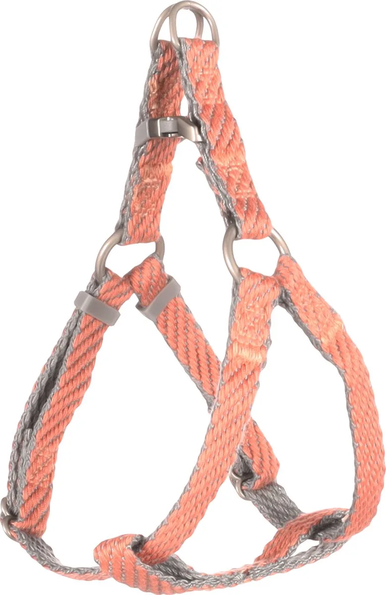 Elly Step&go - Harnas Honden - Harnas Step&go Elly Zalmroze Xs 20-35cm 10mm - 1st - 132418 - 1st by Flamingo in Pink – product photo
