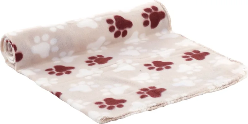 Esma - Deken Honden;katten - Fleece Deken Esma Poot 100x150cm - 1st - 131384 - 1st von Flamingo in Beige – Produktfoto