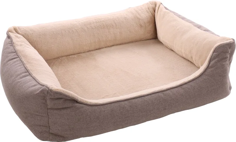 Esmo - Mand Honden - Mand Esmo Rechthoekig+rits 100x80x25cm - 1st - 137538 - 1st von Flamingo in Beige – Produktfoto
