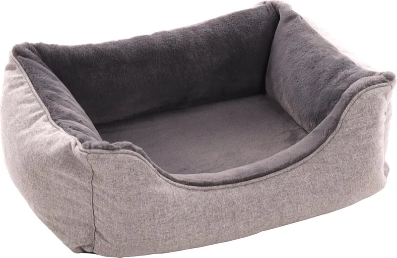 Esmo - Mand Honden - Mand Esmo Rechthoekig+rits 65x50x20cm - 1st - 137884 - 1st by Flamingo in Grey – product photo
