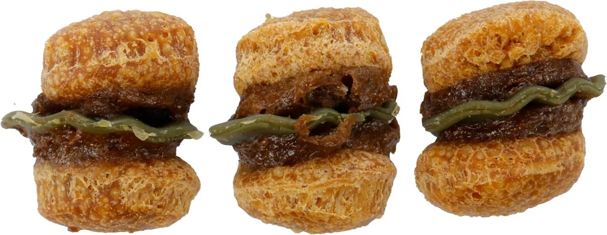 Fast Food Mini Burgers Hähnchensnack 112g von Flamingo – Produktfoto