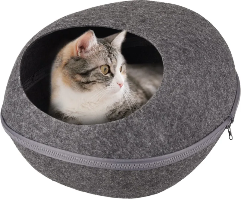 Filto Chizmo - Mand Katten - Mand Chizmo Vilt 39x48x24cm - 1st - 130809 - 1st von Flamingo in Grau – Produktfoto