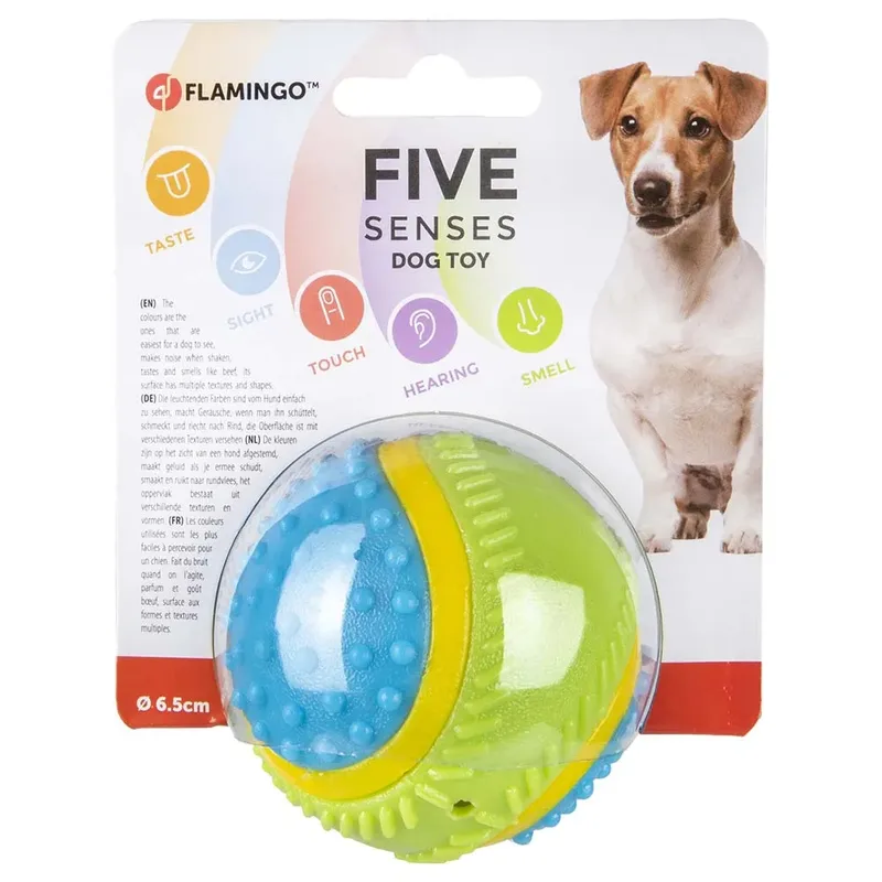 Flamingo 5 Sense Ball Hondenspeeltje Geassorteerd by Flamingo – product photo 5 of 6