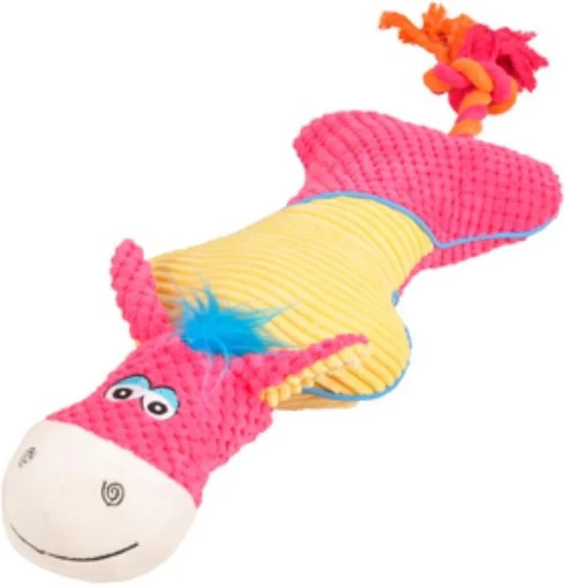 Flamingo-Hondenspeelgoed-Ezel-Roze-39x16x7cm by Flamingo in Pink – product photo